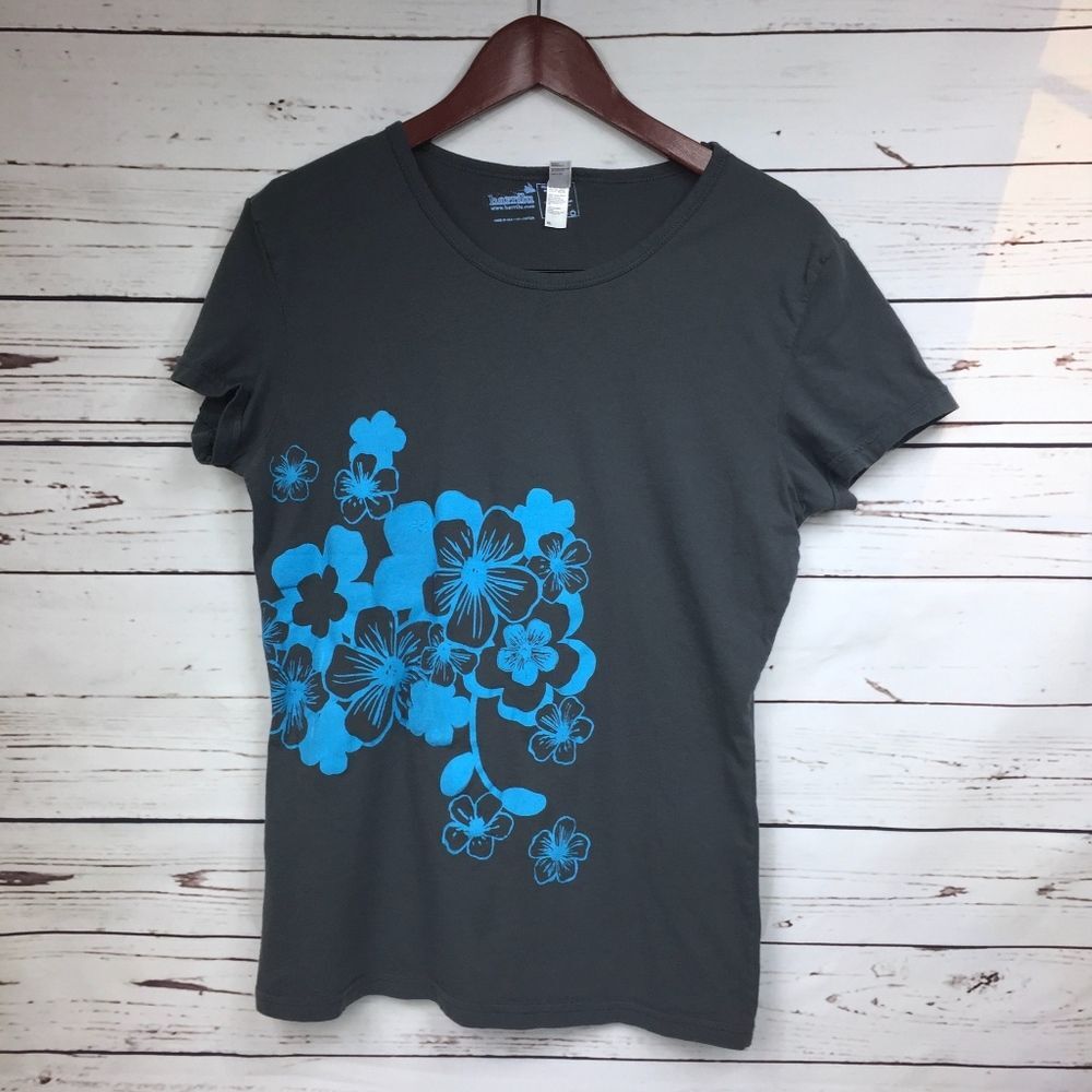 🌺 Hawaiian Flower Graphic T-Shirt XL